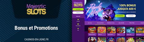 casino en ligne majestic slots|Bonus de bienvenue de 600€ sur Majestic Slots.